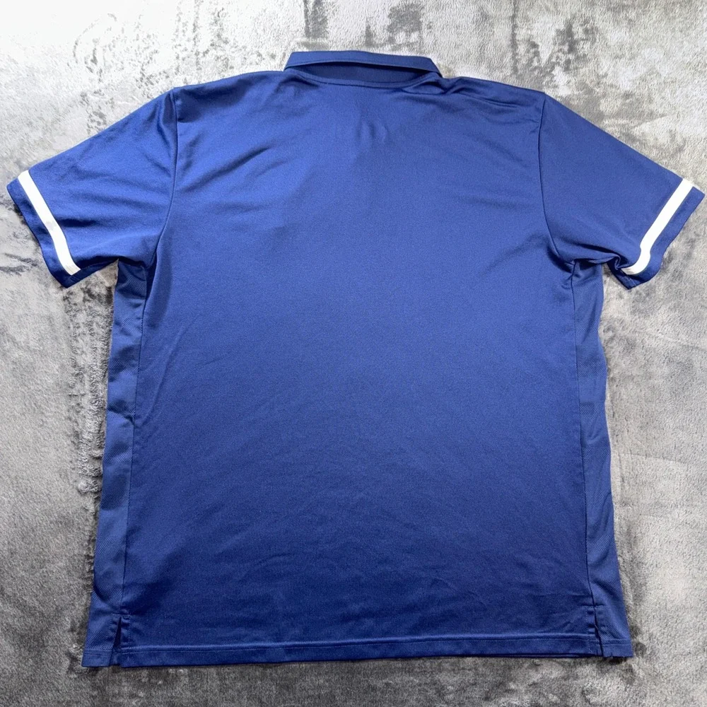 Adidas Climacool Navy Blue Eagle Logo Polo Shirt Mens 2XL DY8806 AZB001